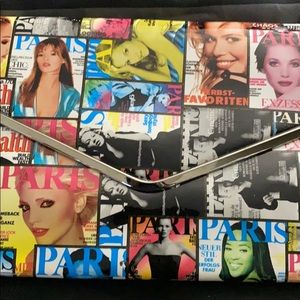 Paris new paper cross bag